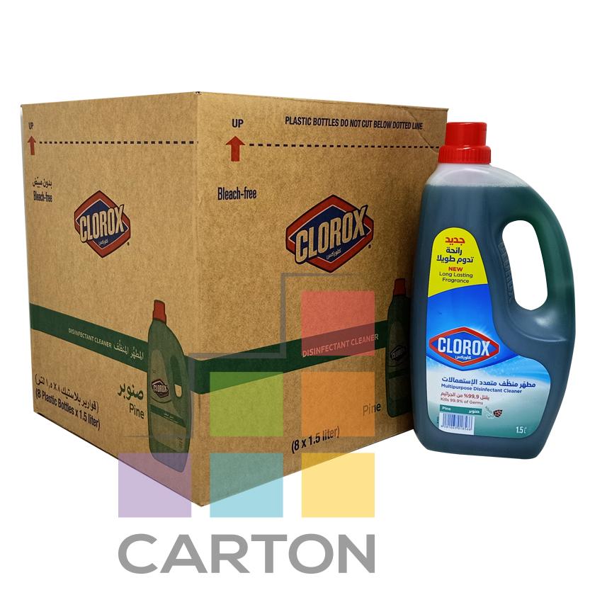 CLOROX DISINFECTANT CLEANER 8*1.5LTR